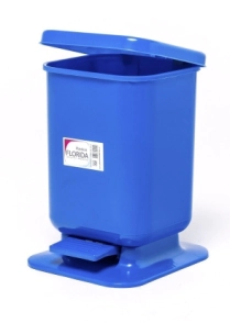 CESTO PEDAL CUAD. 13LTS FLOR