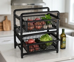 CANASTO EXTRAIBLE 2 ESTANTES