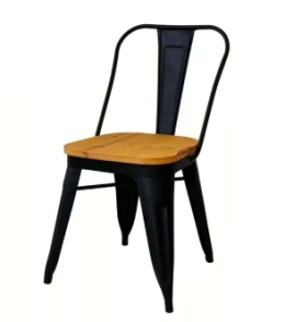 SILLA TOLIX ASIENTO DE MADERA