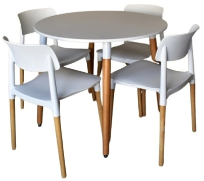 MESA NORDICA REDONDA 90 CM