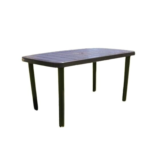 MESA RECTANGULAR NEGRA NR