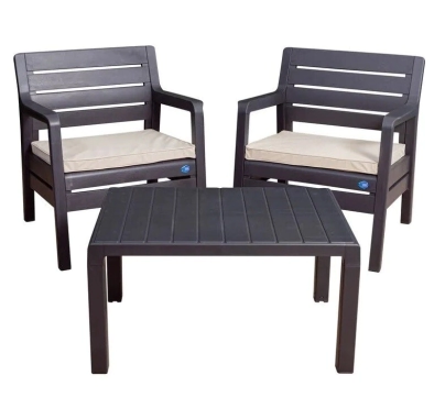 JUEGO PARIS 2 SILLONES + 1 MESA