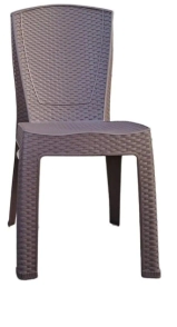 SILLA RATAN MARRON
