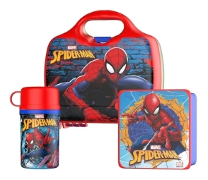SET LONCHERA + CAJA SANDW + CANTIMPLORA SPIDERMAN