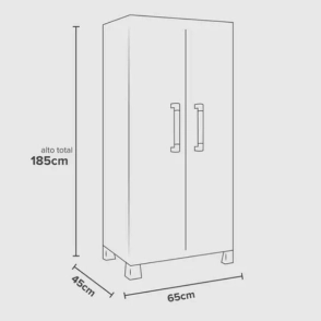 ARMARIO ALTO MAXX 1.85CM 5 ESTANTES