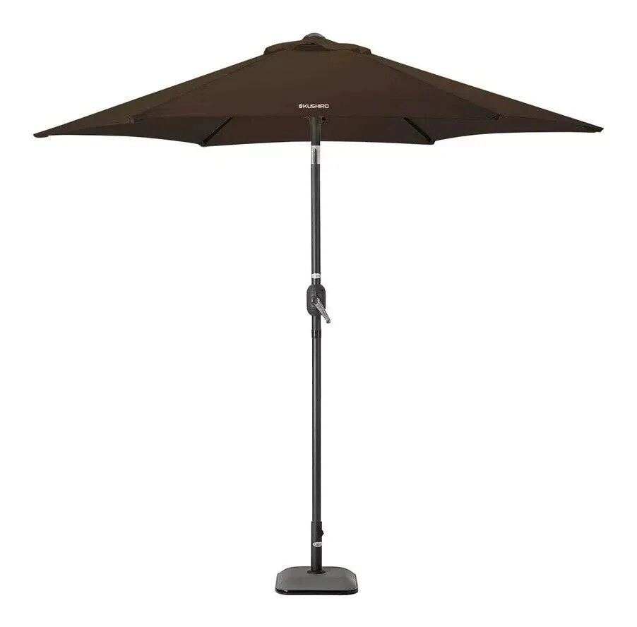 SOMBRILLA JARDIN DE CENTRO ALUMINIO GRIS NATURAL