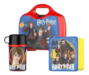 SET LONCHERA + CAJA SANDW + CANTIMPLORA HARRY POTTER