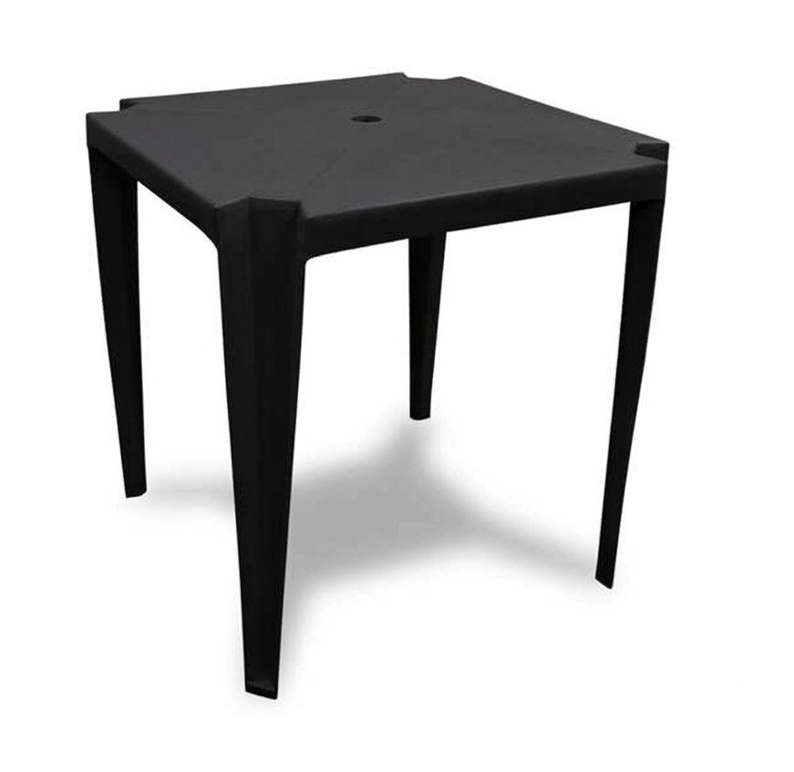 MESA NERINA CUADRADA NEGRA