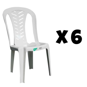SET DE 6 LIVING BLANCAS