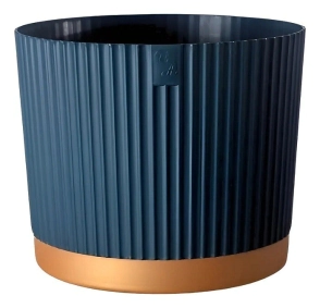 MACETA VENECIA 17CM PETROLEO